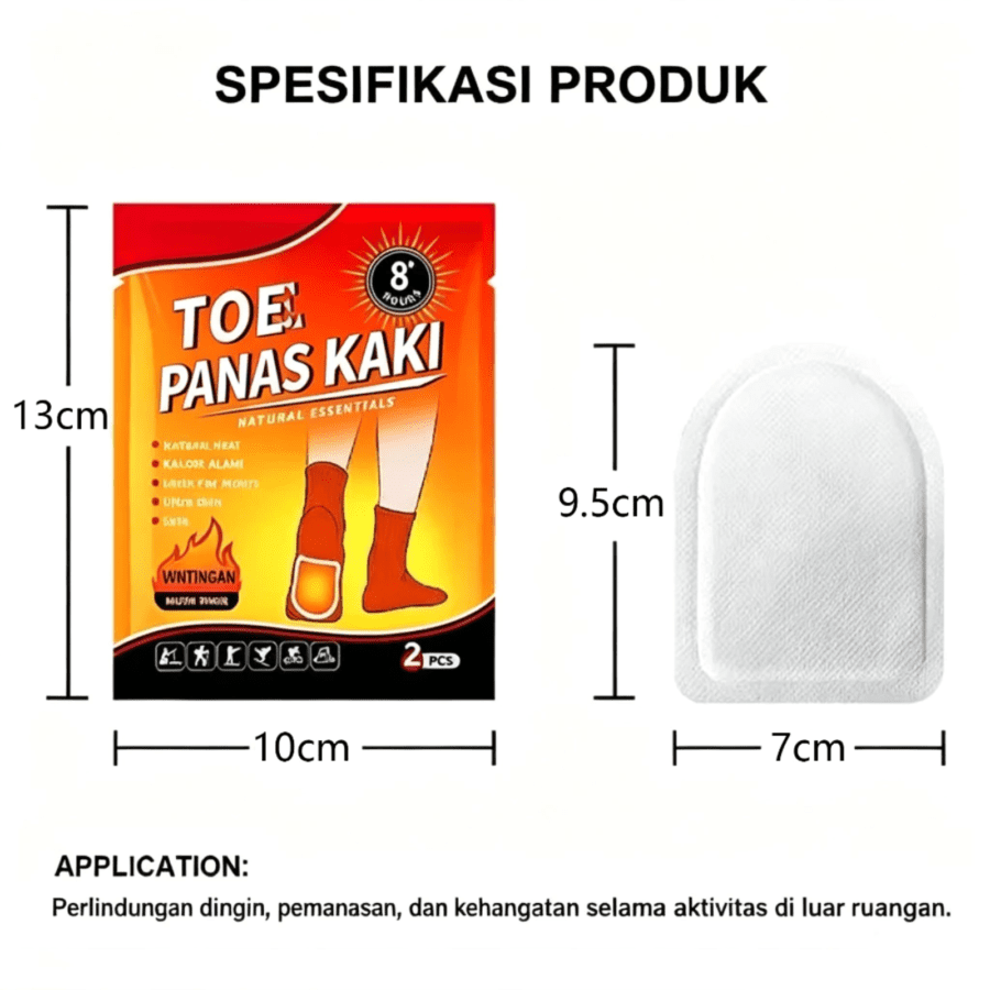 Toe Warmer Penghangat Kaki Isi 2 pcs