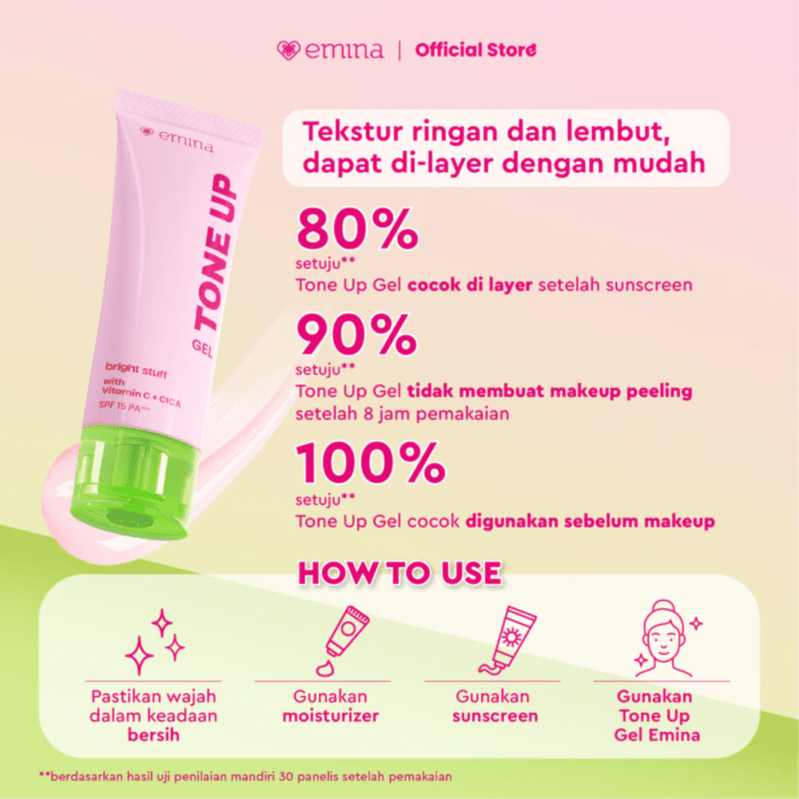 Emina Bright Stuff Tone Up Gel