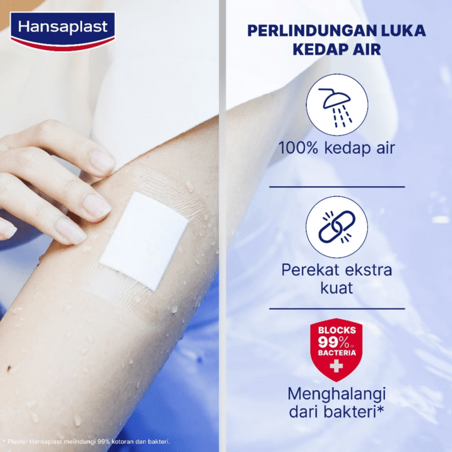 Hansaplast Aqua Protect XL Plester Luka Kedap Air