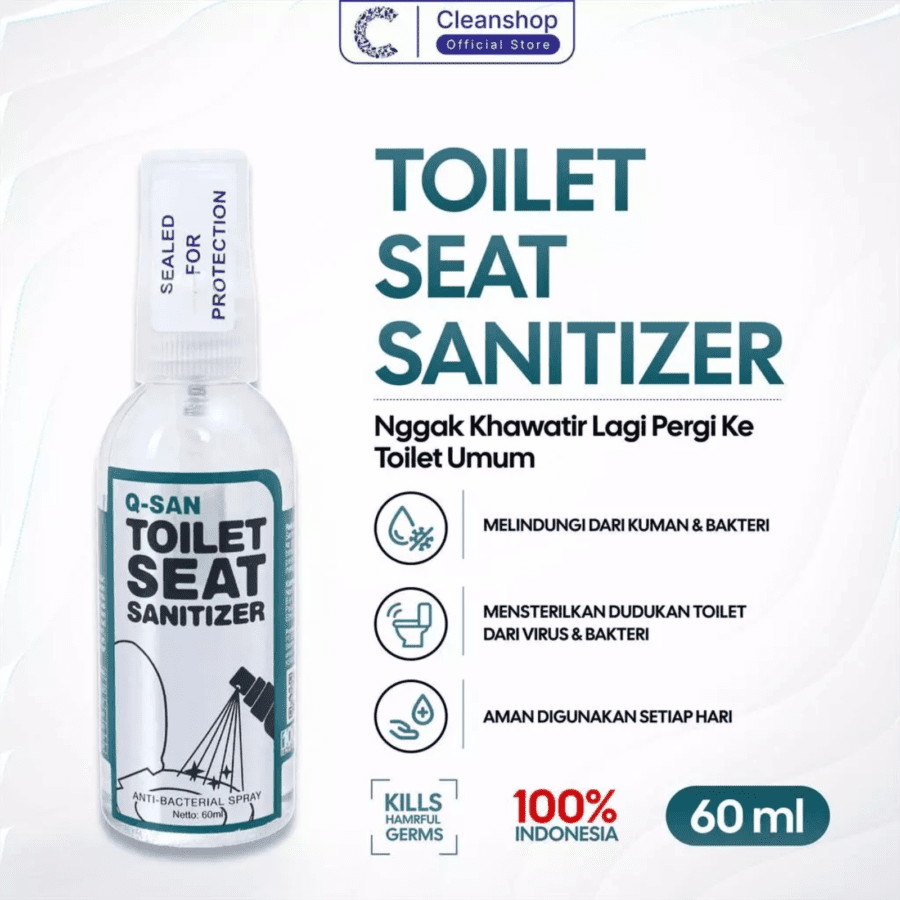 QSAN Anti Bacterial Toilet Seat Sanitizer Spray