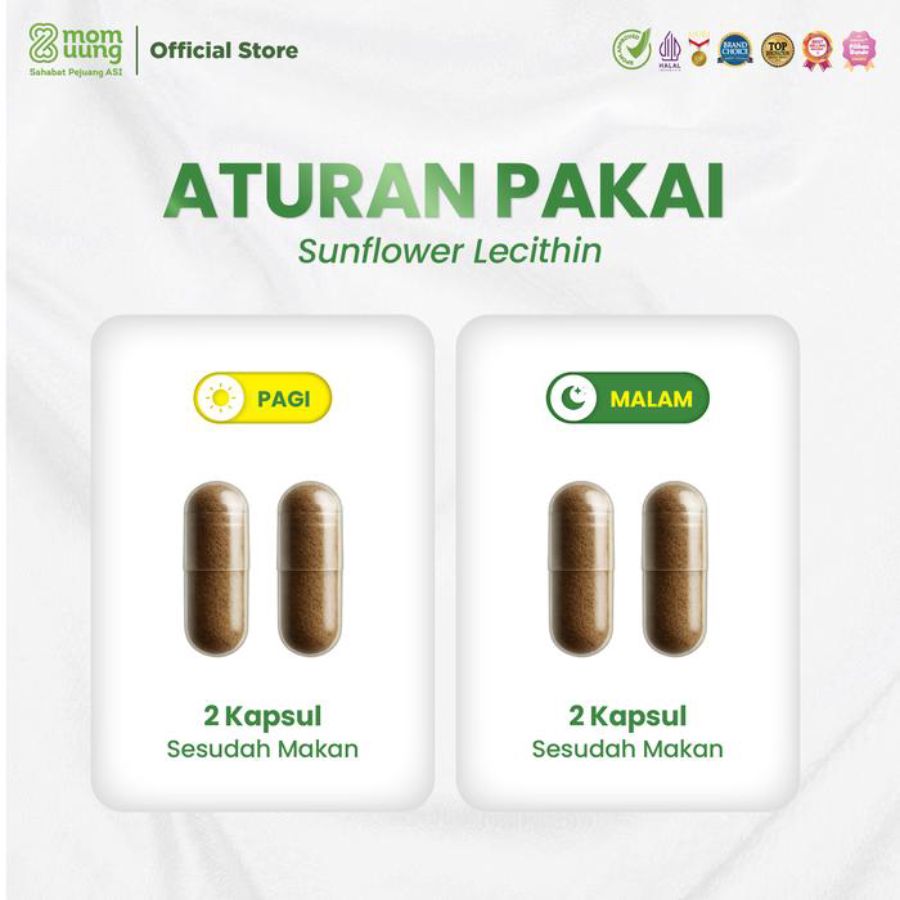 Mom Uung Sunflower Lecithin Suplemen Ibu Menyusui
