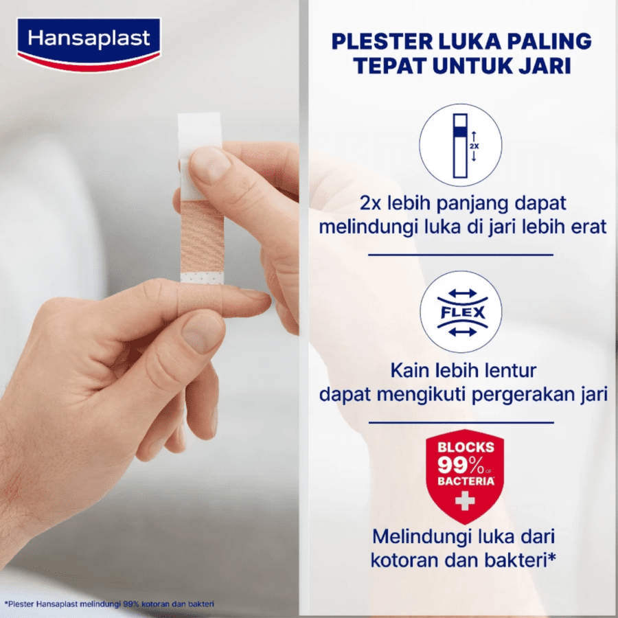 Hansaplast Finger Strips Plester Luka