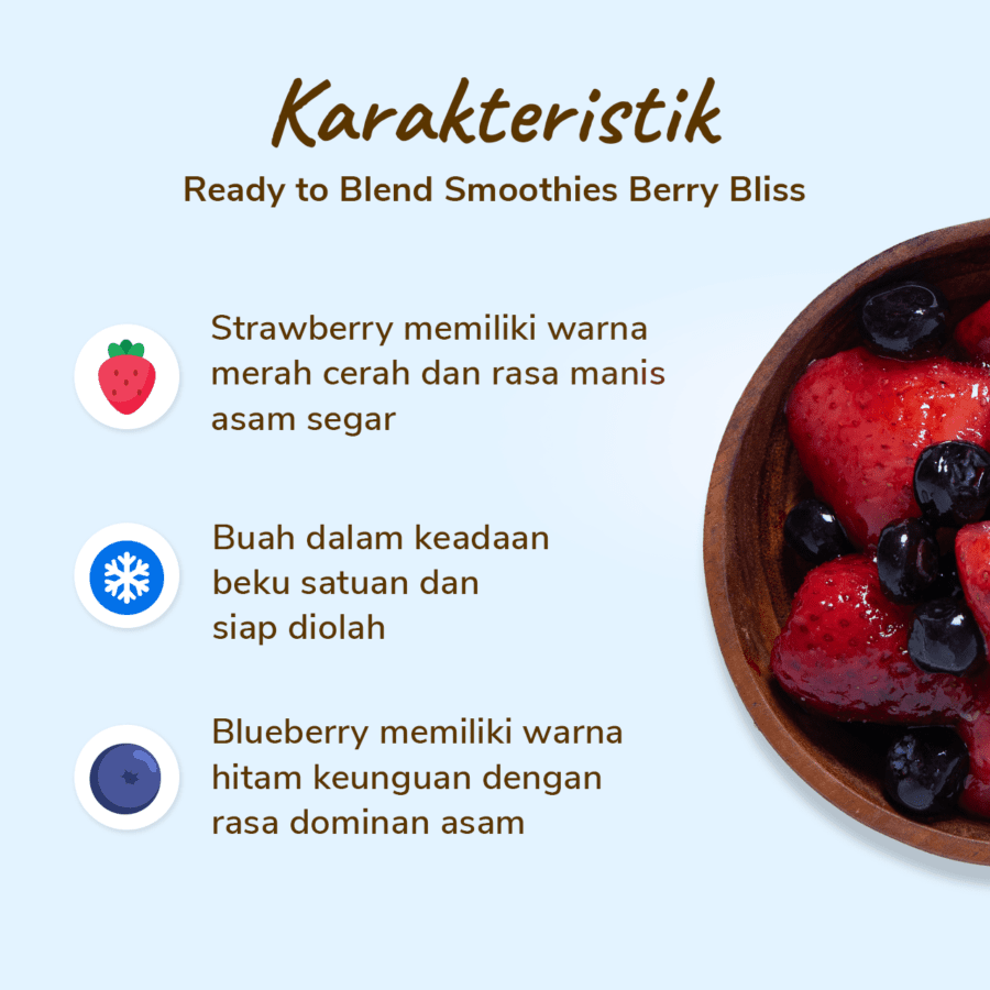 Ready to Blend Smoothies Berry Bliss 100gram