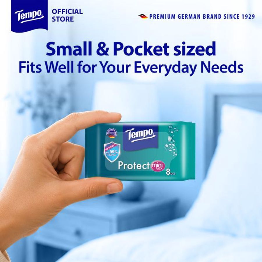 Tempo Protect Mini Wet Wipes