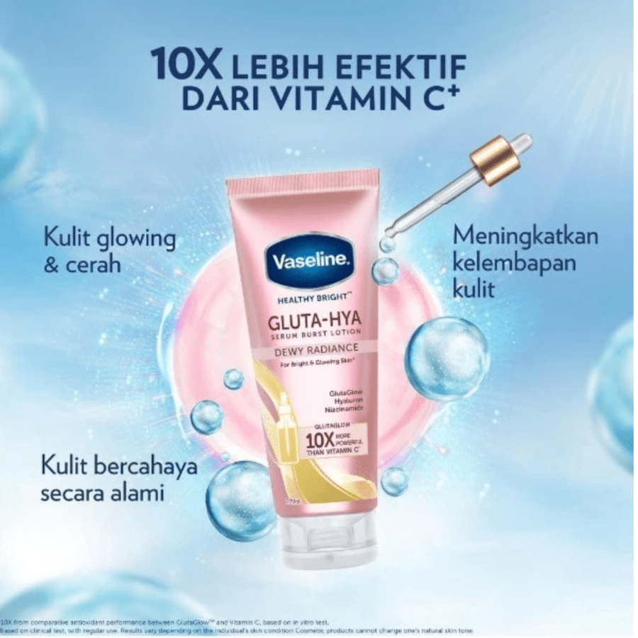 [Bundling 3] Vaseline 24 Hour Beauty Clinic Care 1pack