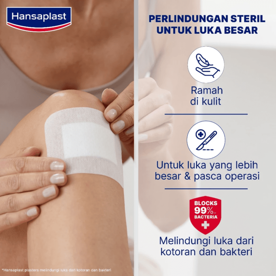Hansaplast Sensitive Steril 3XL Plester Luka