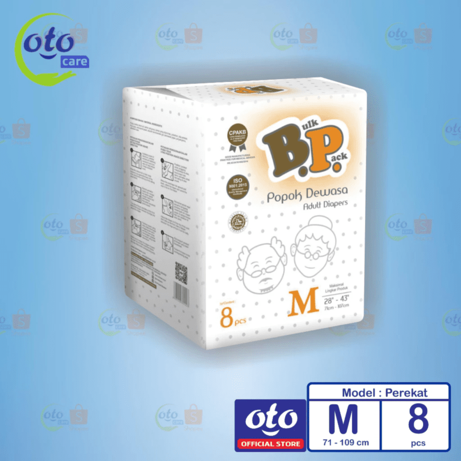 BP Adult Diapers M8 Perekat Popok Dewasa