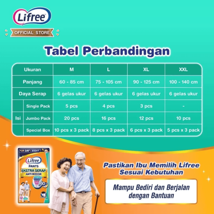 Lifree Celana Extra XXL 10