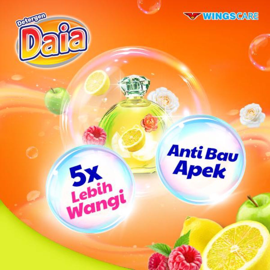 Daia Lemon Deterjen Bubuk 725gram