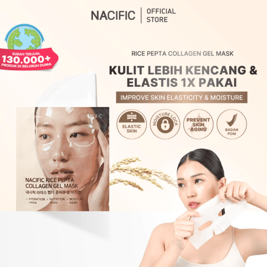 NACIFIC Rice Pepta Collagen Gel Sheet Mask