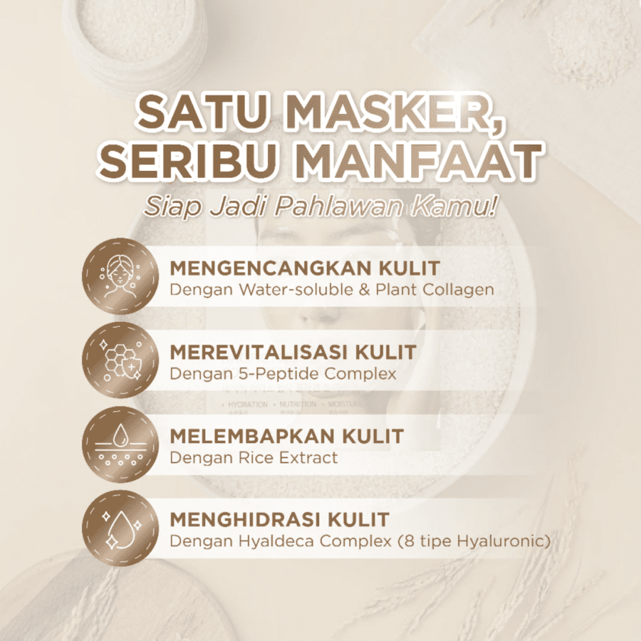 NACIFIC Rice Pepta Collagen Gel Sheet Mask