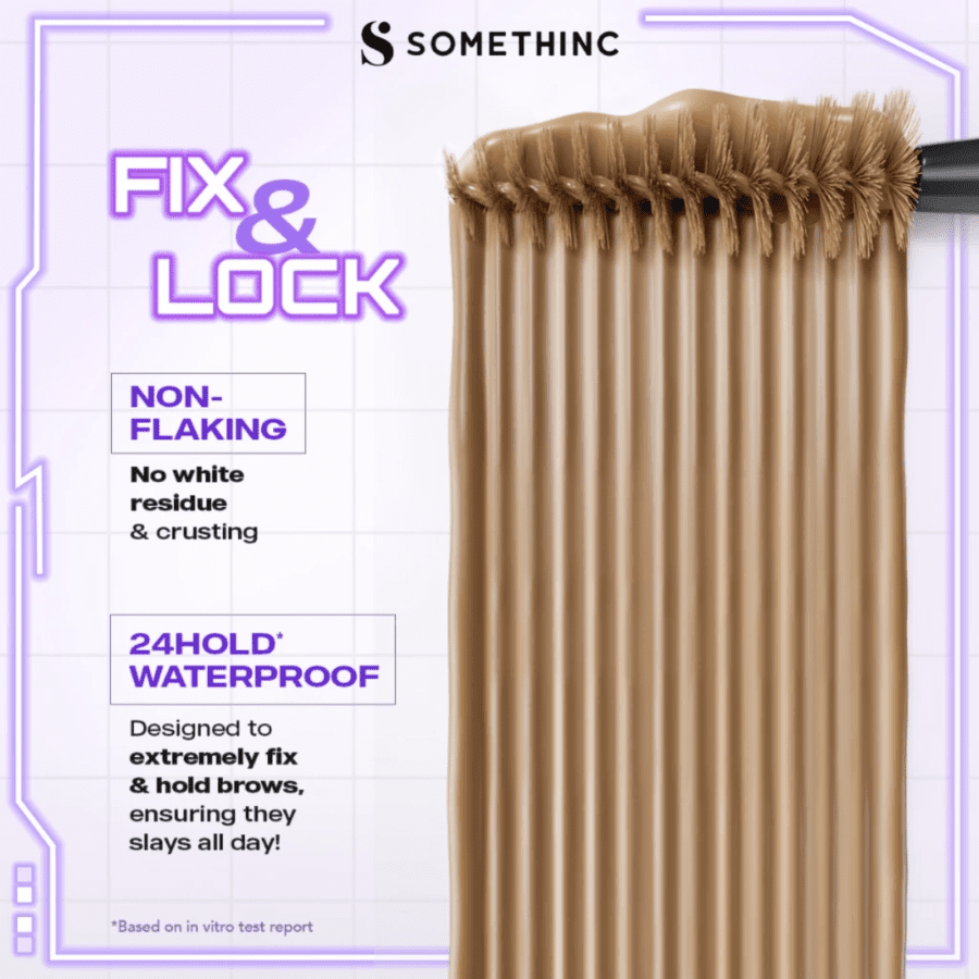 Somethinc Browcara 24hold Waterproof Dark Brown Brow Gel