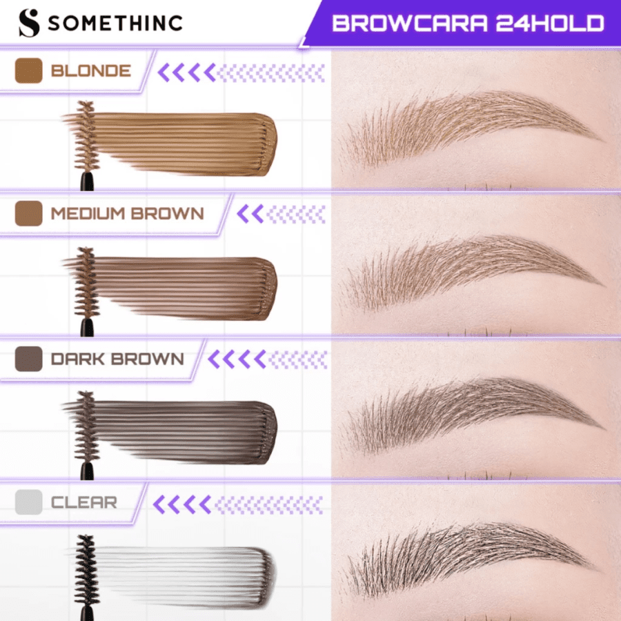 Somethinc Browcara 24Hold Waterproof Clear Brow Gel