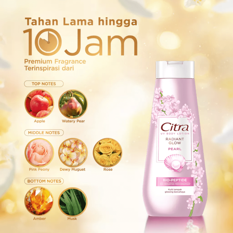 Citra Radiant Glow Pearl UV Body Lotion