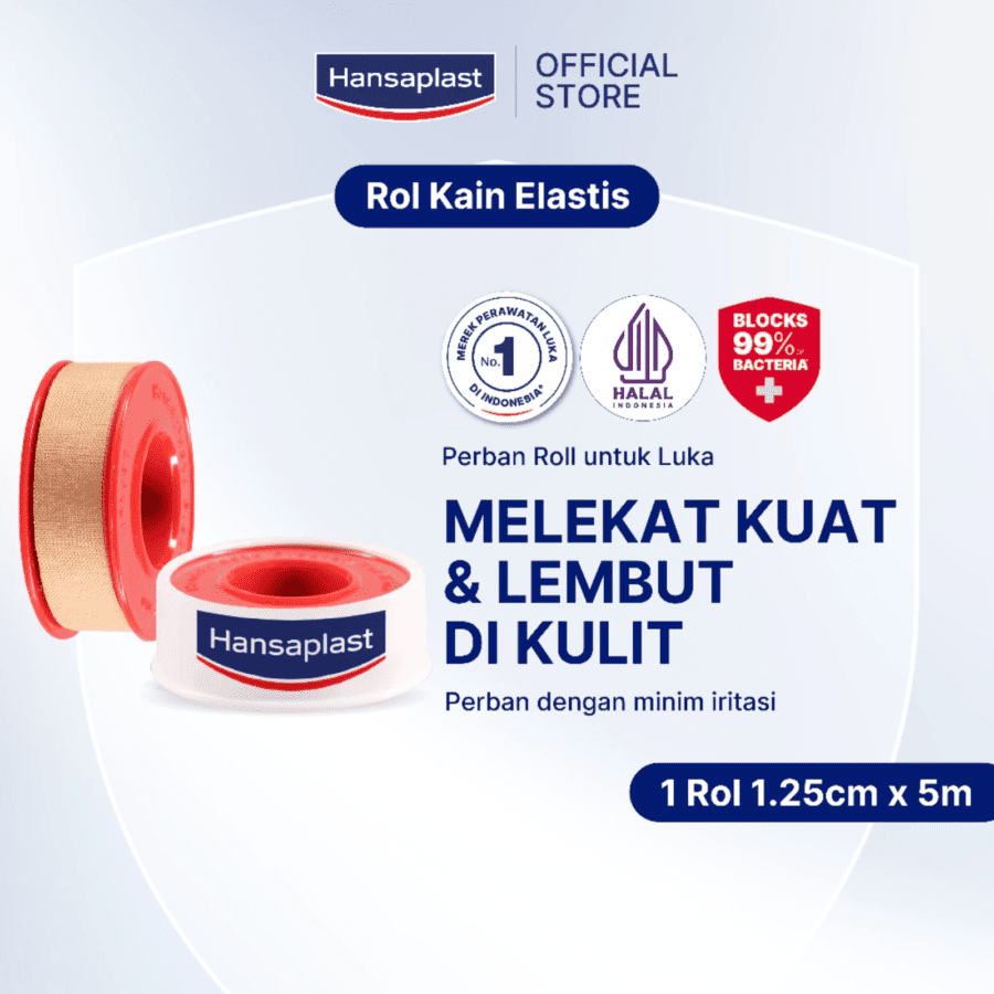Hansaplast Roll Kain Perban Luka 5m