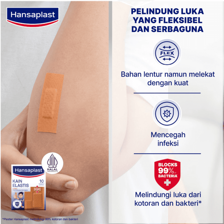 Hansaplast Kain Elastis Plester Luka