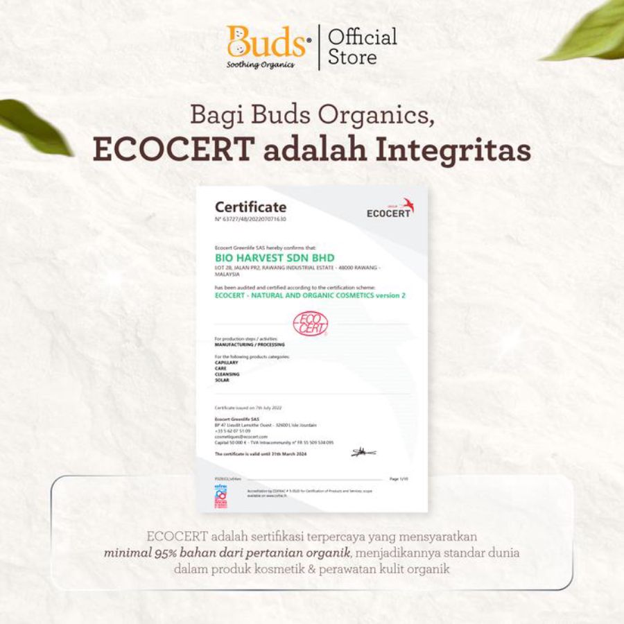Buds Organics Mozzie Clear Lotion Anti Nyamuk