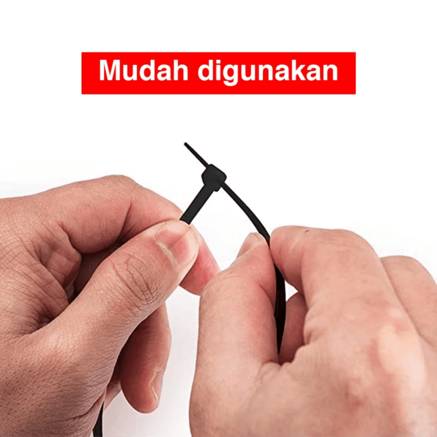 Kenmaster Black Nylon Cable Tie 3mm x 100mm 100pcs