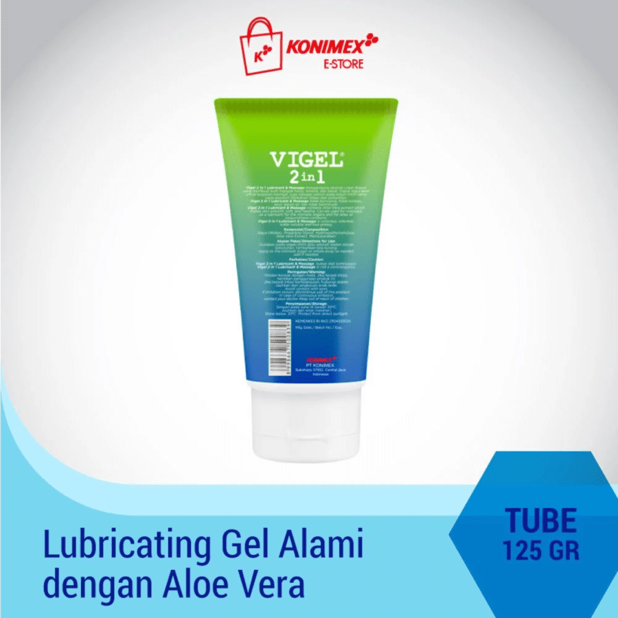 Vigel 2in1 Lubricant & Massage with Aloe Vera Gel Pelumas