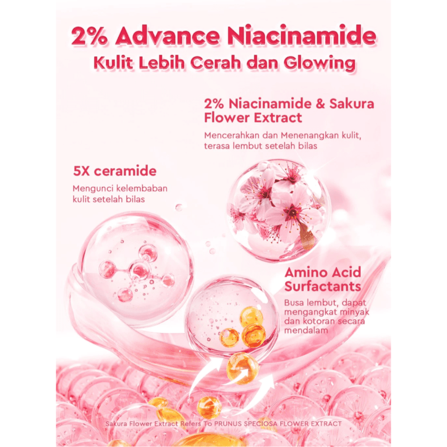 Glad2Glow Glad2Glow Niacinamide Serum Facial Wash 70gram