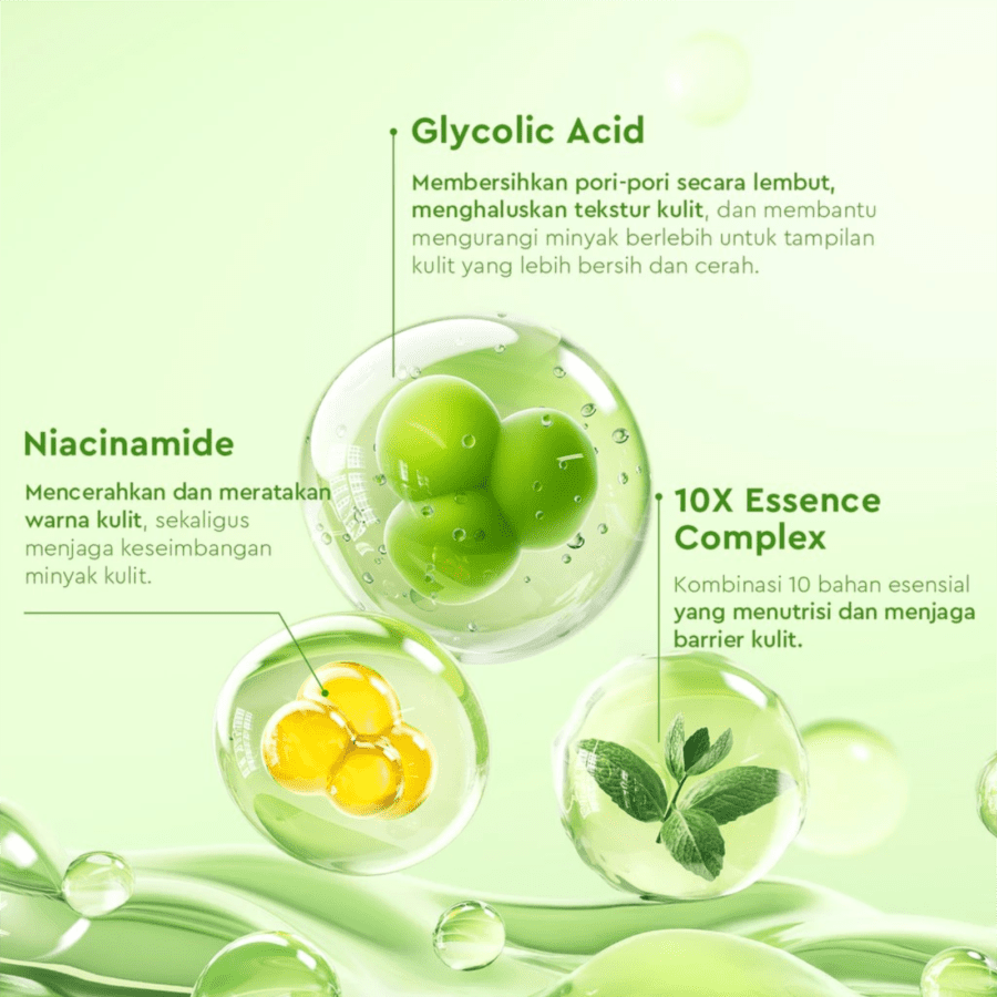 Glad2Glow Glycolic Acid Facial Wash Tube