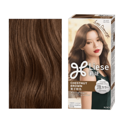 Liese Creamy Bubble Color Chestnut Brown Hair Color