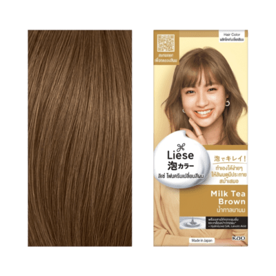 Liese Creamy Bubble Color Milk Tea Brown Hair Color