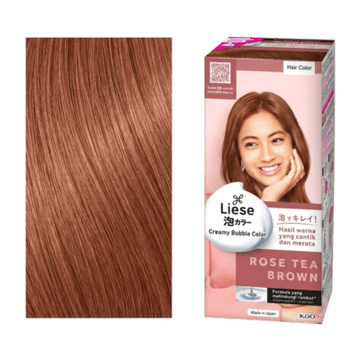 Liese Creamy Bubble Color Rose Tea Brown Hair Color