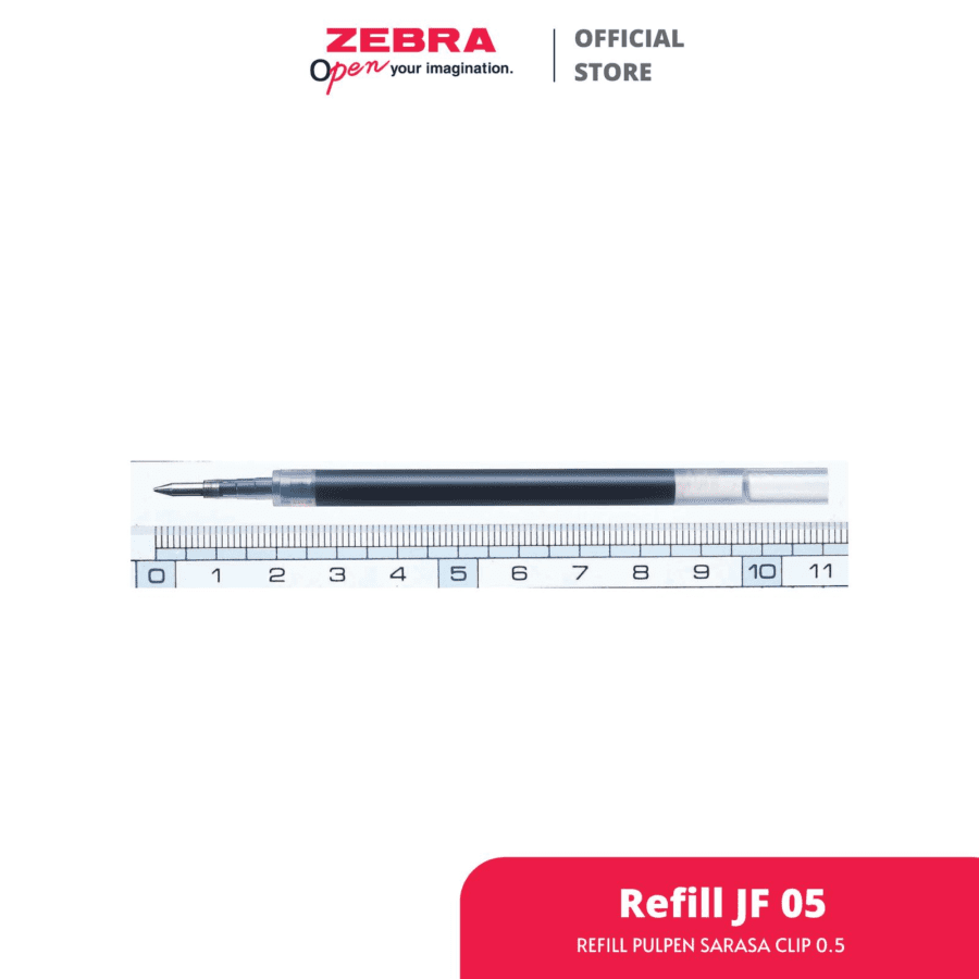 Zebra Black Sarasa Clip Gel Ink Pen Refill 0.5 mm