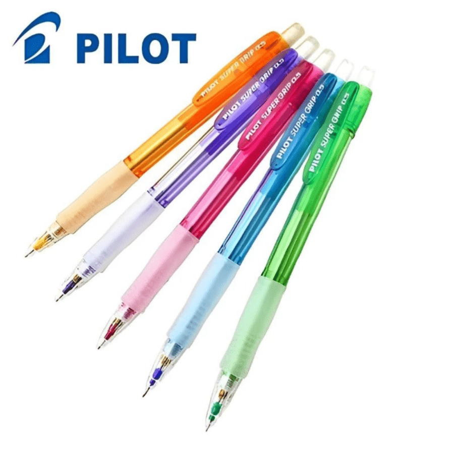 Pilot Super Grip Neon Biru Mechanical Pencil 0.5 mm