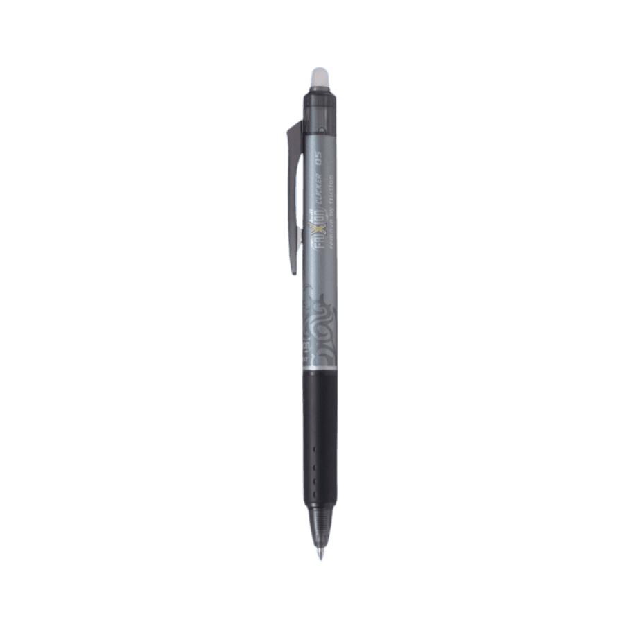 Pilot Black FriXion Ball Clicker Erasable Gel Pen 0.5 mm