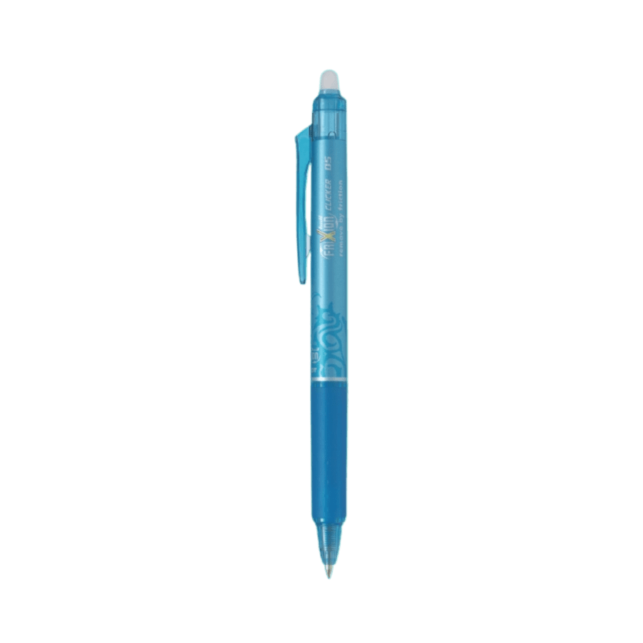 Pilot Blue FriXion Ball Clicker Erasable Gel Pen 0.5 mm