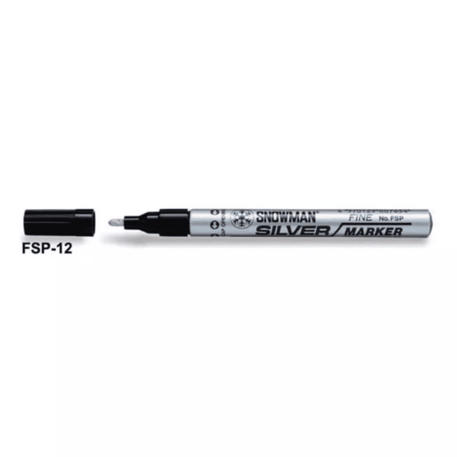 Snowman Silver Permanent Paint Marker FSP-12