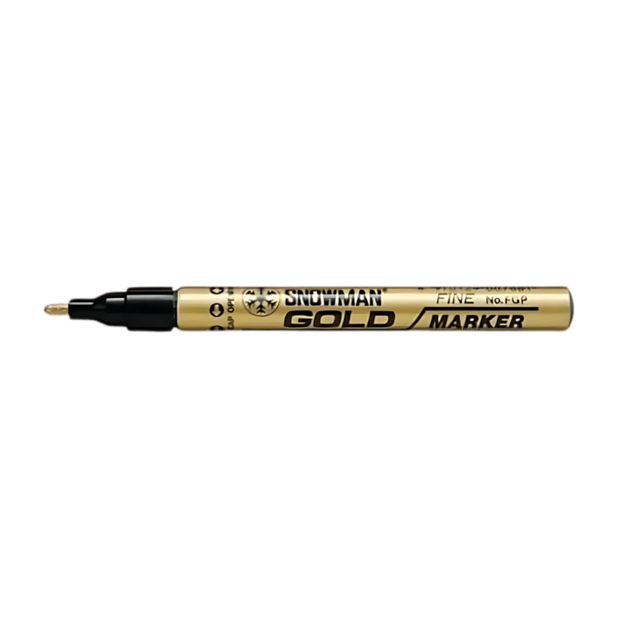 Snowman Gold Permanent Paint Marker FGP-12