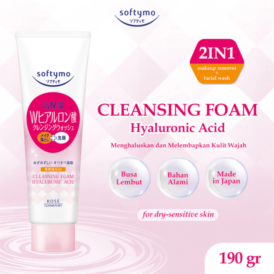 Kose Softymo Hyaluronic Acid Facial Cleansing Foam
