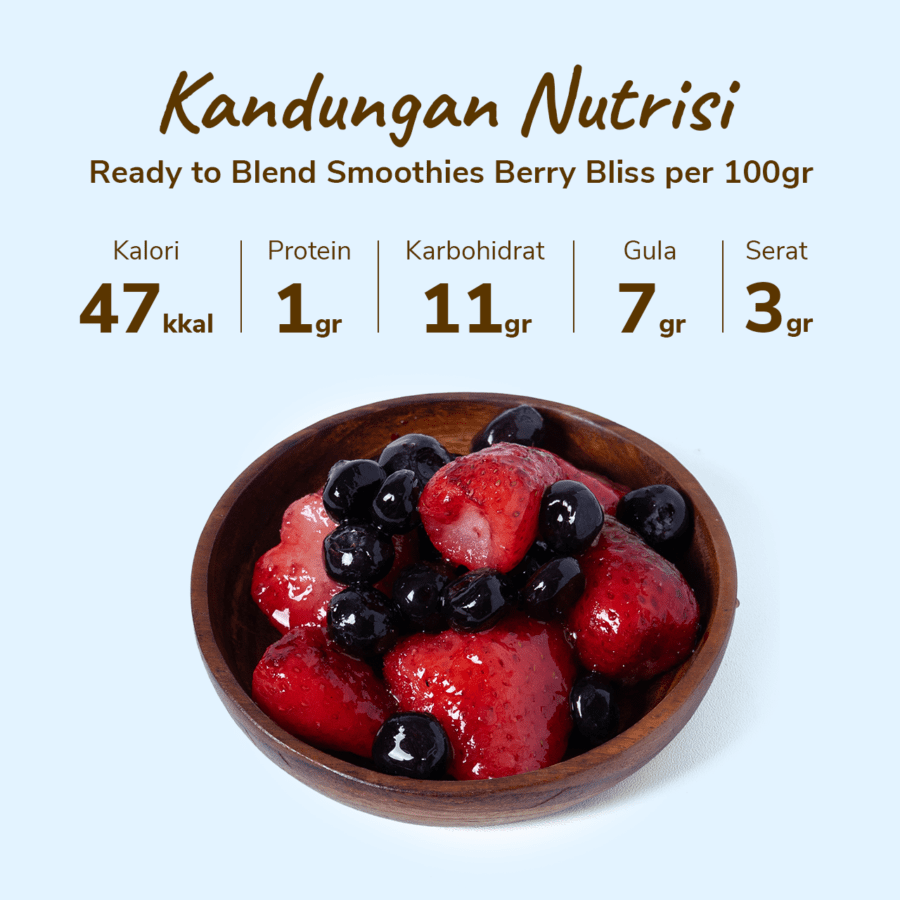 Ready to Blend Smoothies Berry Bliss 100gram
