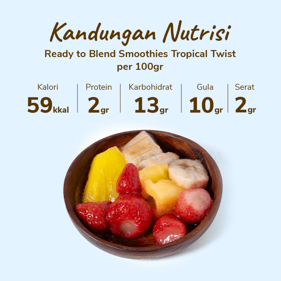 Ready to Blend Smoothies Tropical Twist 100gram