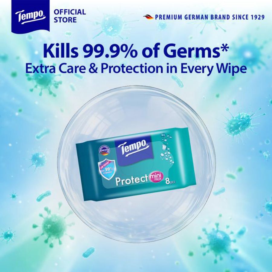 Tempo Protect Mini Wet Wipes