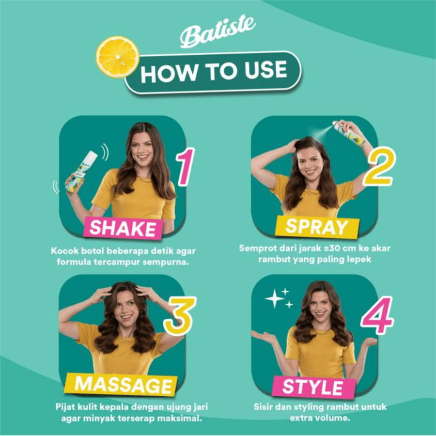 Batiste Original Clean & Classic Dry Shampoo