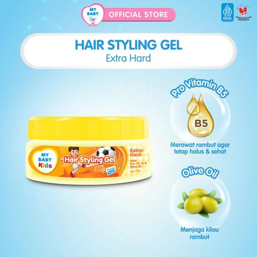 My Baby Kids Hair Styling Gel Kids Extra Hard