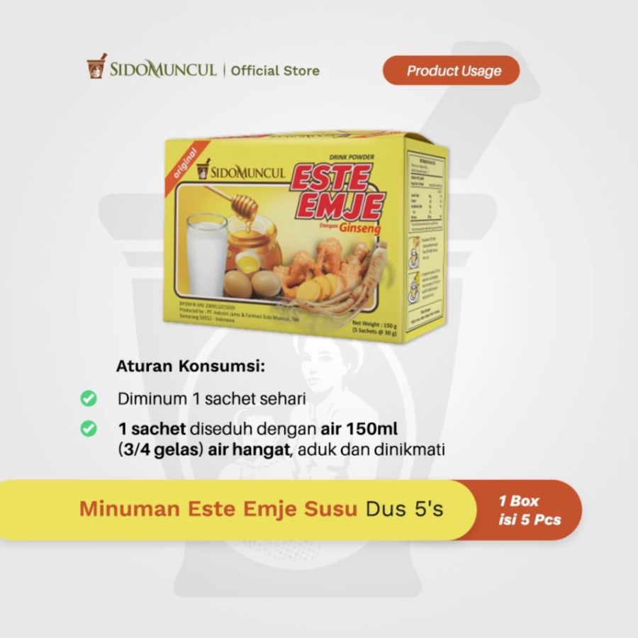 Sido Muncul Minuman Este Emje Susu 5sachets 5sachets