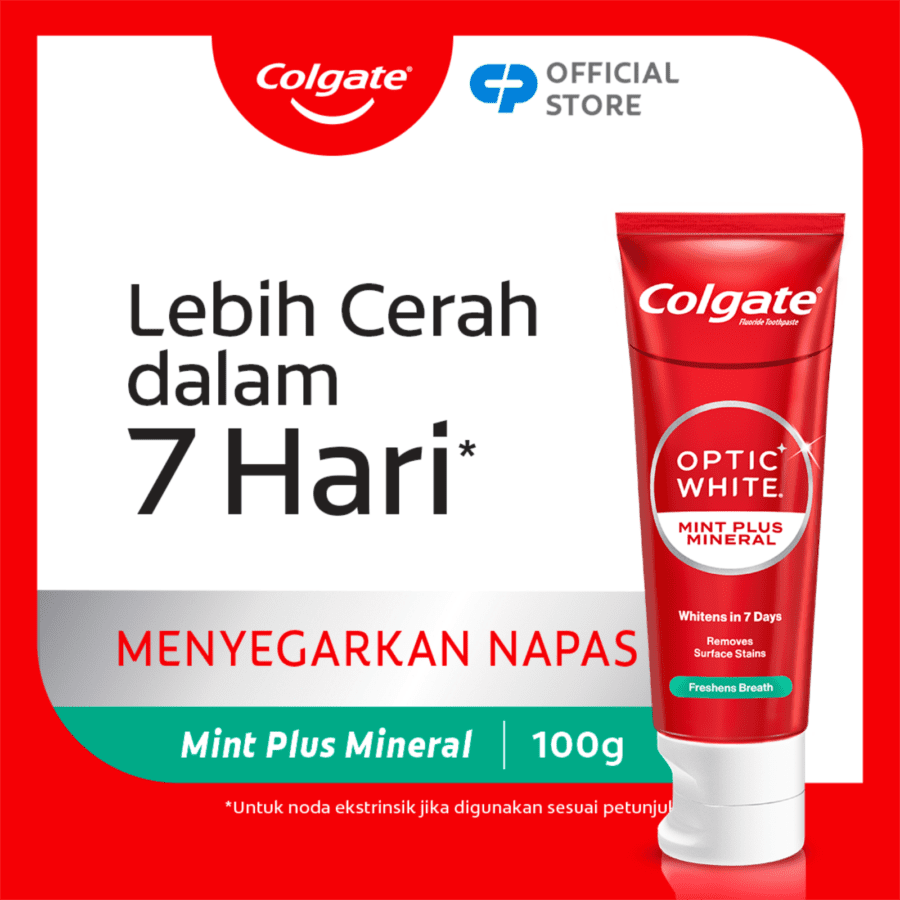 Colgate Optic White Mint Plus Mineral Toothpaste