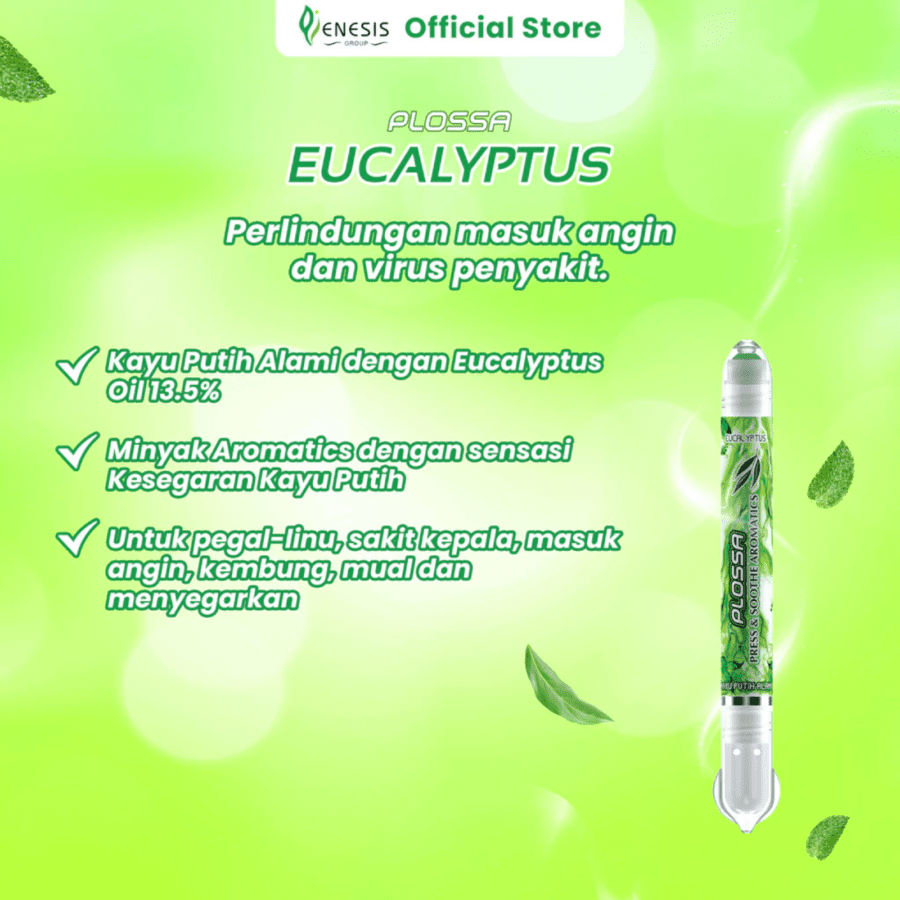 Plossa x ASTRO Eucalyptus Minyak Angin Aromatherapy 10ml