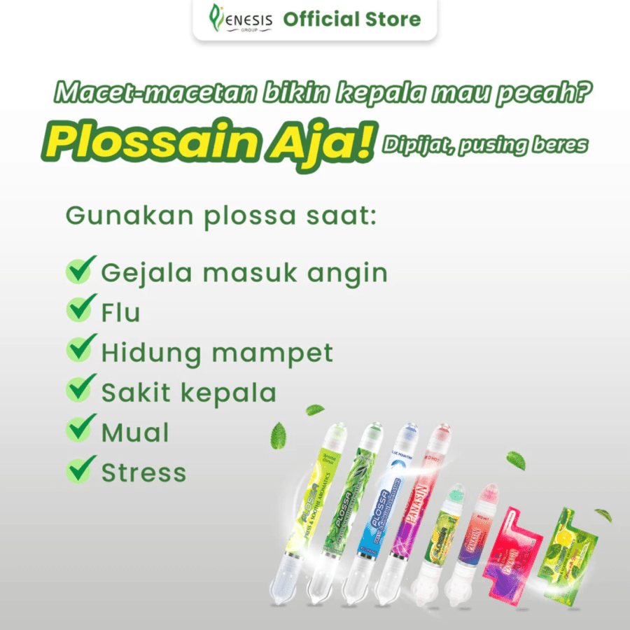 Plossa x ASTRO Eucalyptus Minyak Angin Aromatherapy 10ml