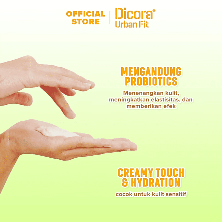 Dicora Urban Fit Yogurt & Oat Avena Protein Shower Cream Bottle