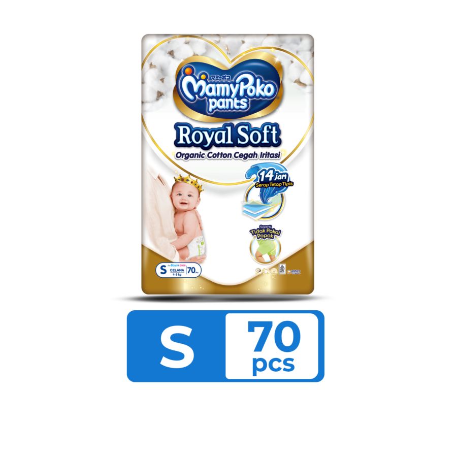 MamyPoko Royal Soft For Boys & Girls S70 Pants Diapers 1pack