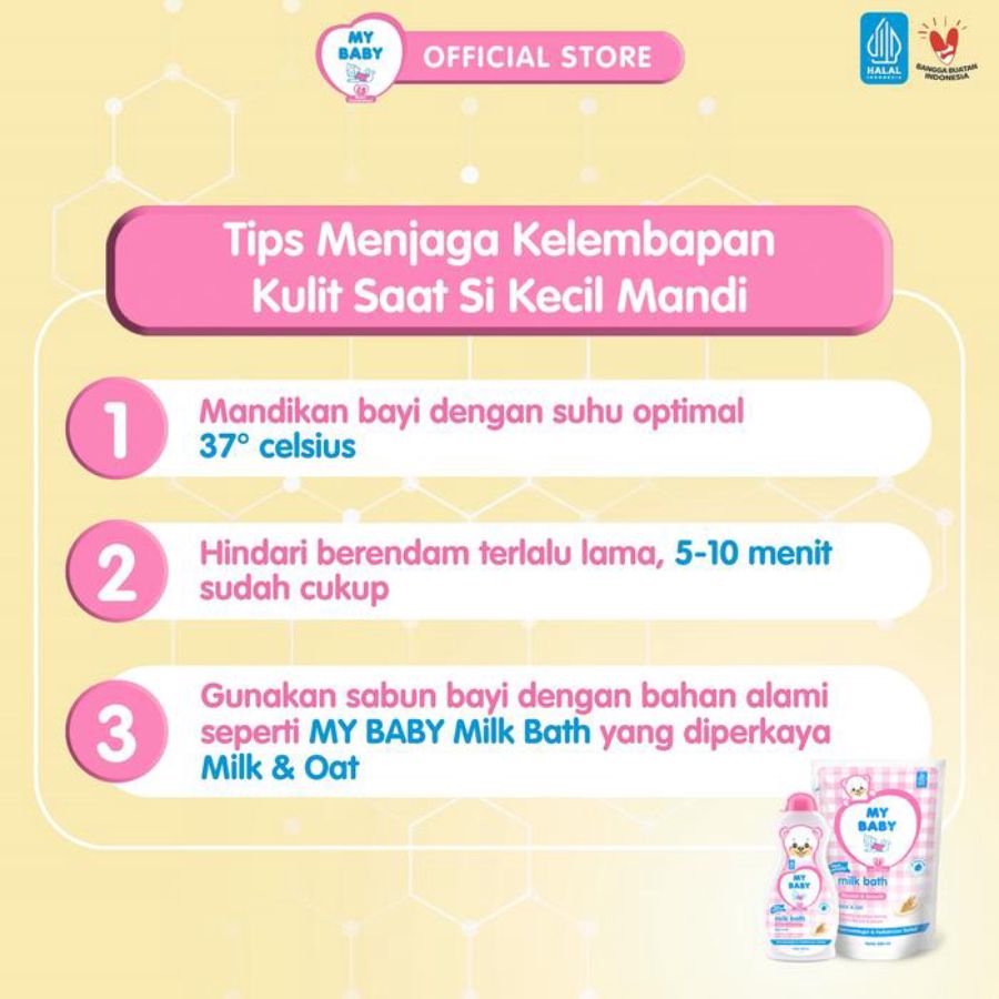 My Baby Milk Bath Nourish & Smooth Refill