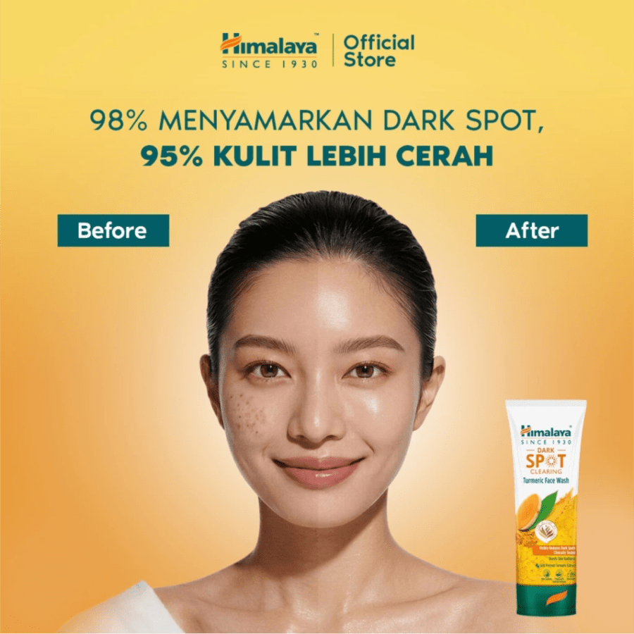 Himalaya Dark Spot Clearing Turmeric Face Wash