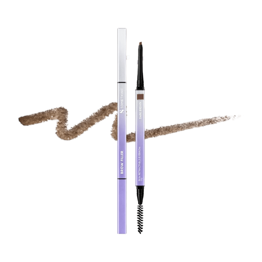 Somethinc Brow Filler Slim Retractable Chocolate Eyebrow Pencil