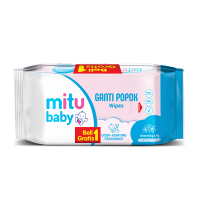 Buy 1 Get 1 Mitu Baby Ganti Popok Wipes Charming Lily Tisu Basah